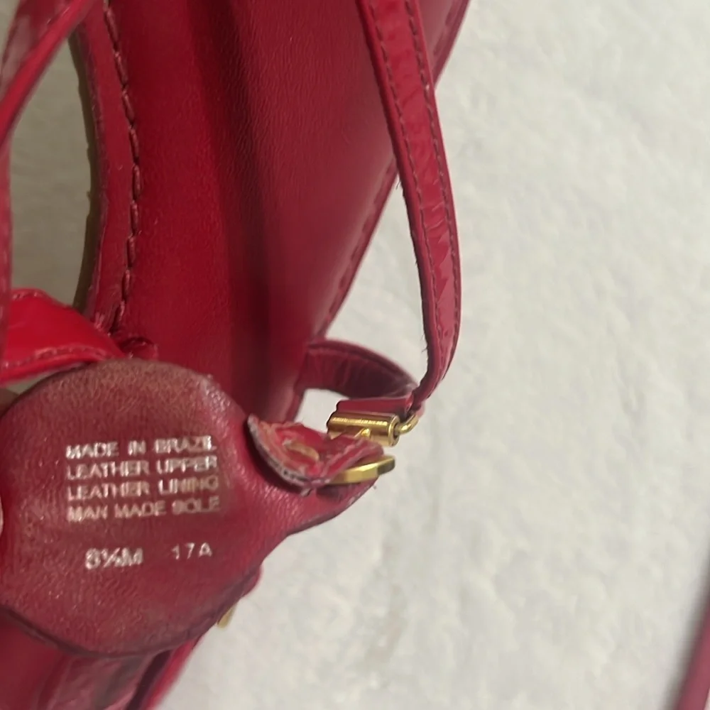 Tory Burch Cherry Red Sandals - Picture 6 of 9